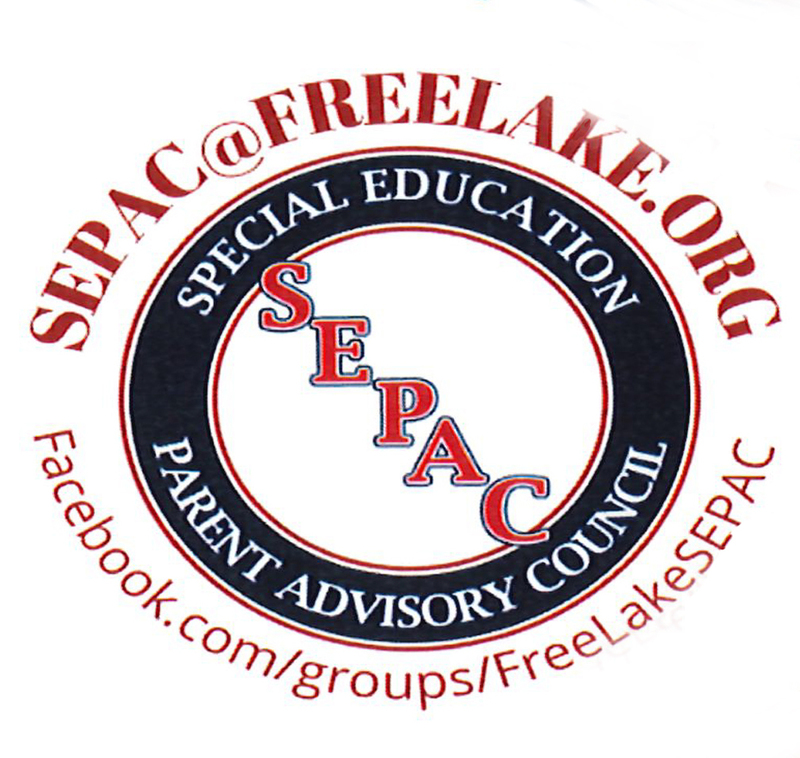 SEPAC Logo , with the facebook page attached facebook.com/groups/freelakesepac